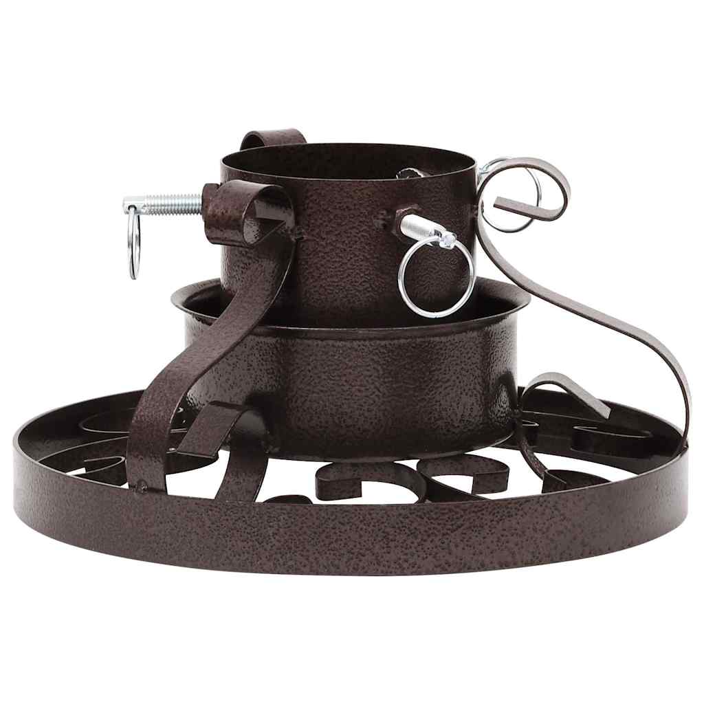331321 vidaXL Christmas Tree Stand Antique Copper 29x29x15,5 cm