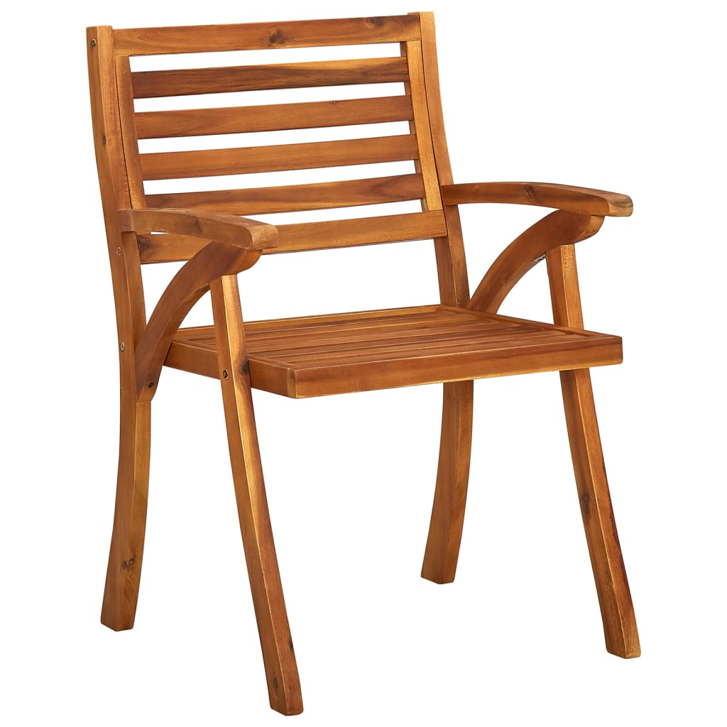 vidaXL Garden Chairs 8 pcs Solid Acacia Wood