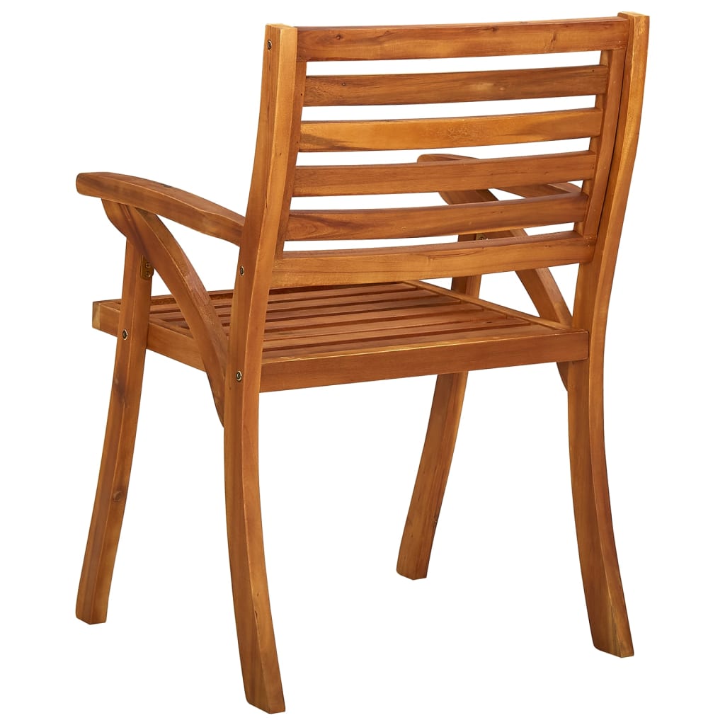 vidaXL Garden Chairs 8 pcs Solid Acacia Wood