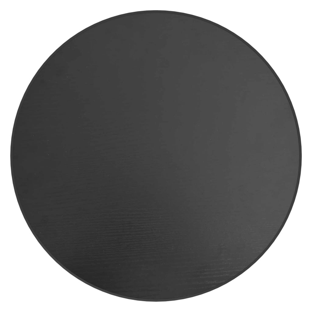 Tea Table | Black | MDF, Powder-Coated Steel | Ø35 cm |  Durable