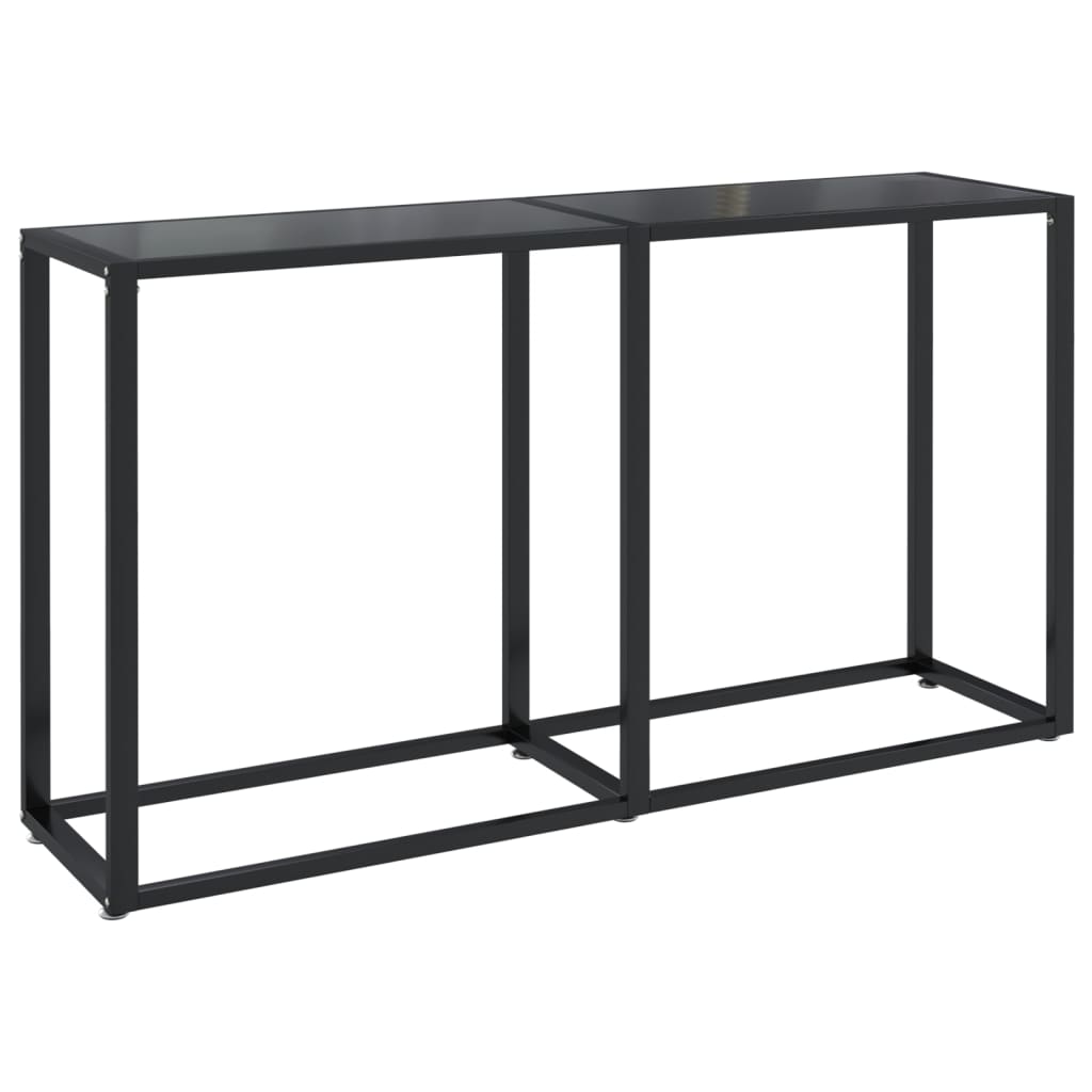 Console Table | Black | Tempered glass, powder-coated steel