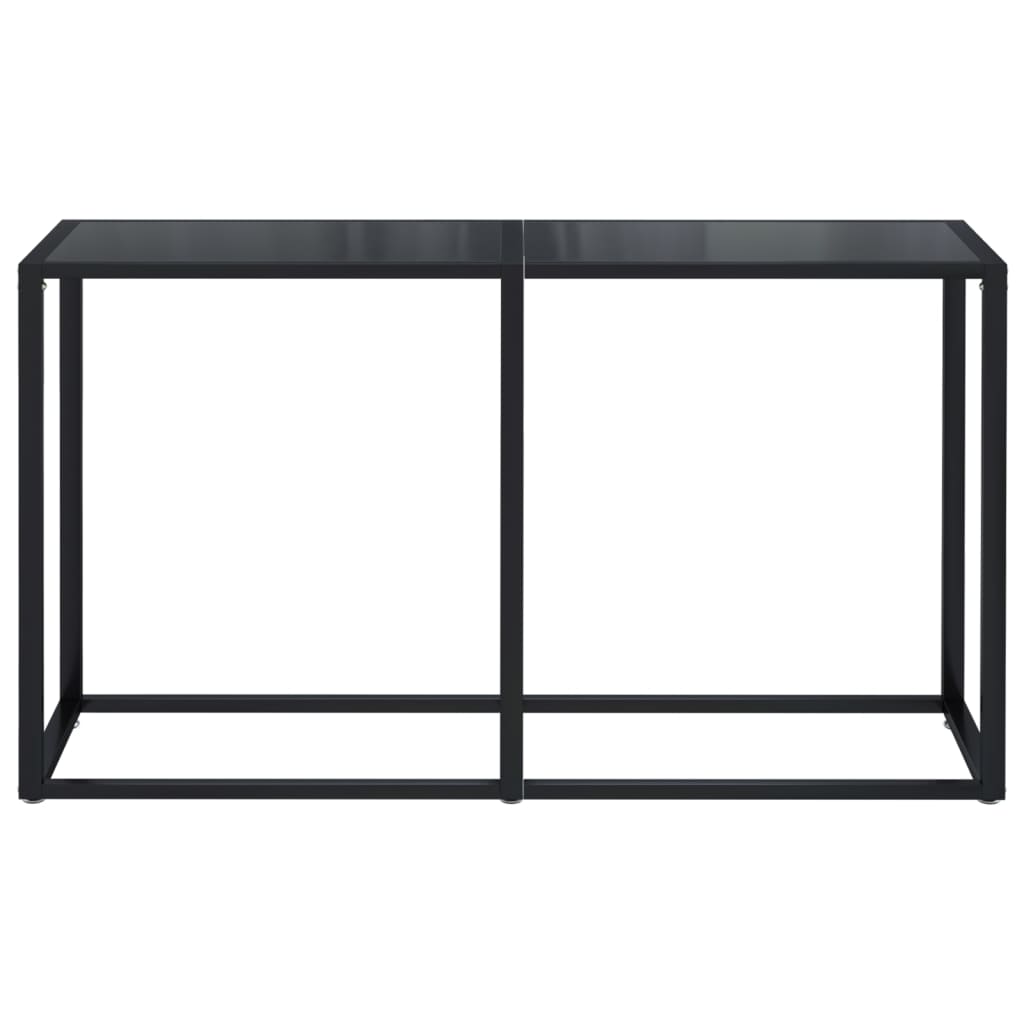 Console Table | Black | Tempered glass, powder-coated steel