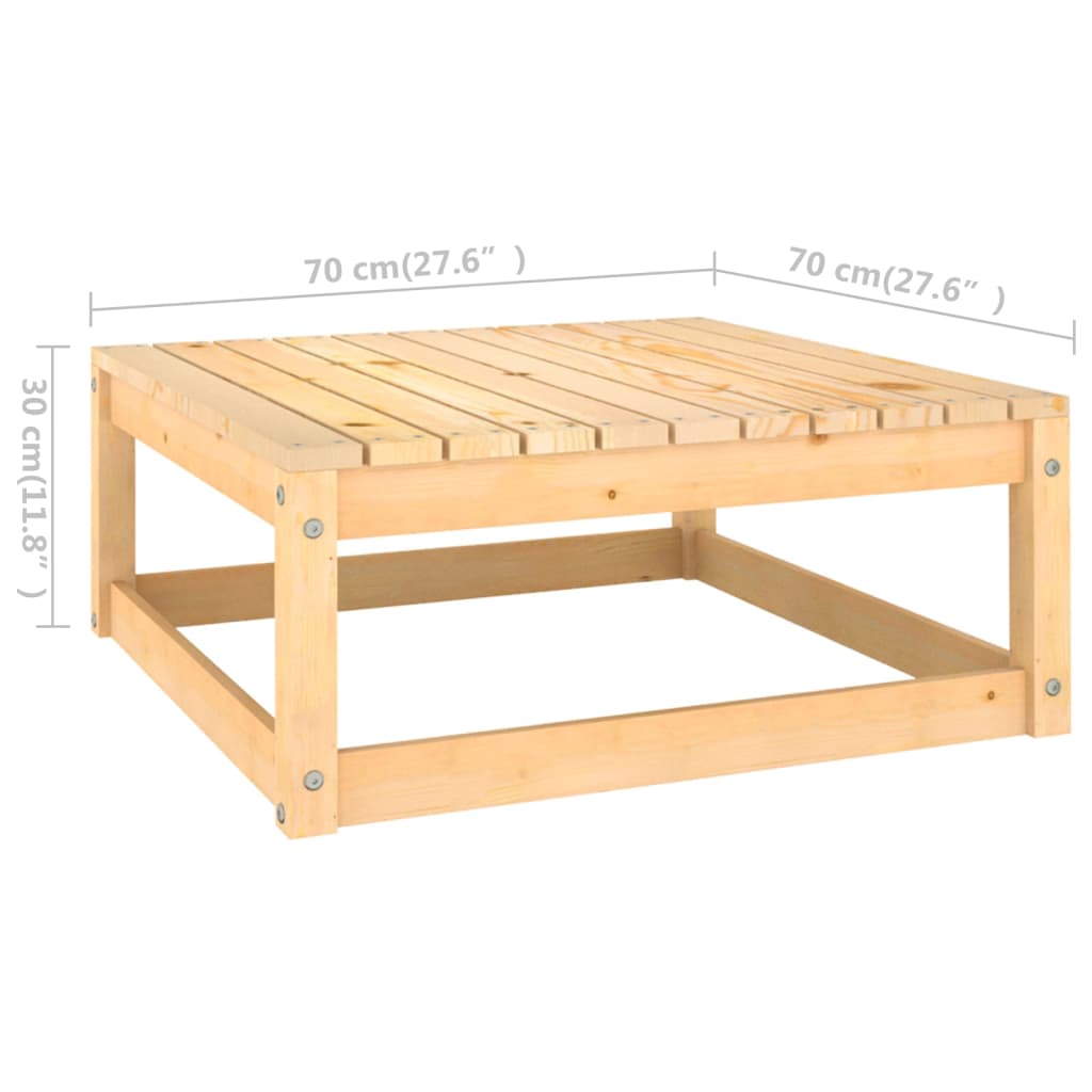 vidaXL 5 Piece Garden Lounge Set Solid Wood Pine