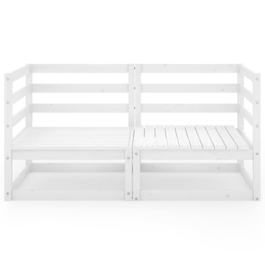 Garden Sofa | White | Solid pinewood | Standard | Modular