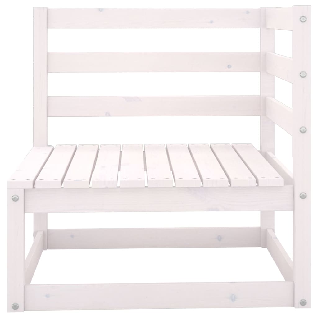 Garden Sofa | White | Solid pinewood | Standard | Modular