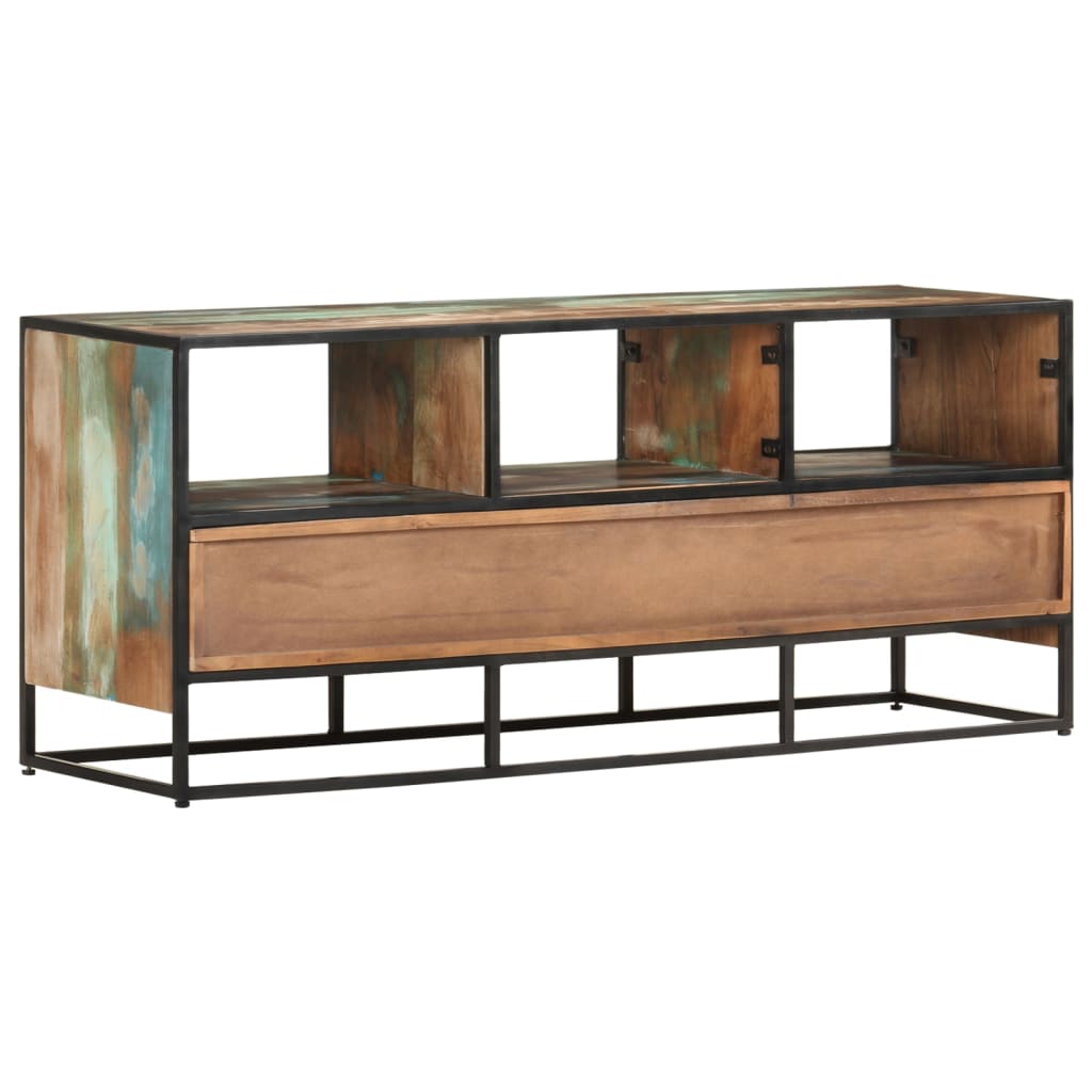 vidaXL TV Cabinet 110x30x45 cm Solid Reclaimed Wood