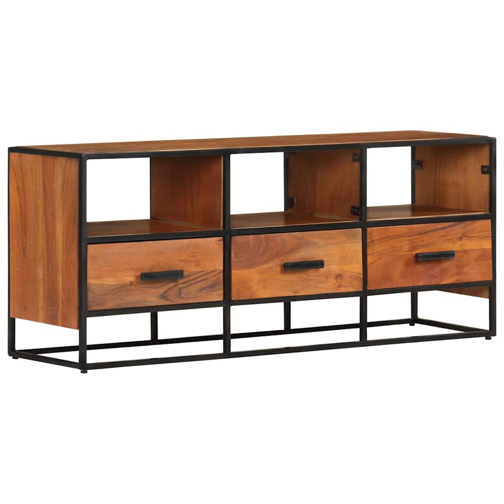 327450 vidaXL TV Cabinet 110x30x45 cm Solid Acacia Wood