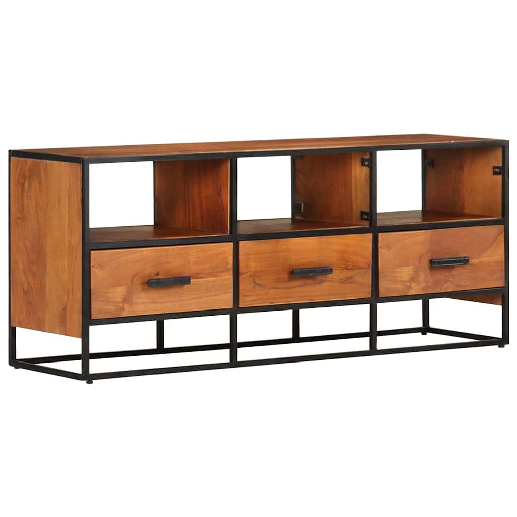 327450 vidaXL TV Cabinet 110x30x45 cm Solid Acacia Wood