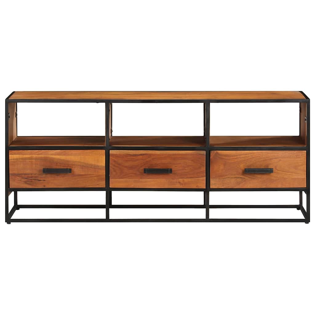 327450 vidaXL TV Cabinet 110x30x45 cm Solid Acacia Wood