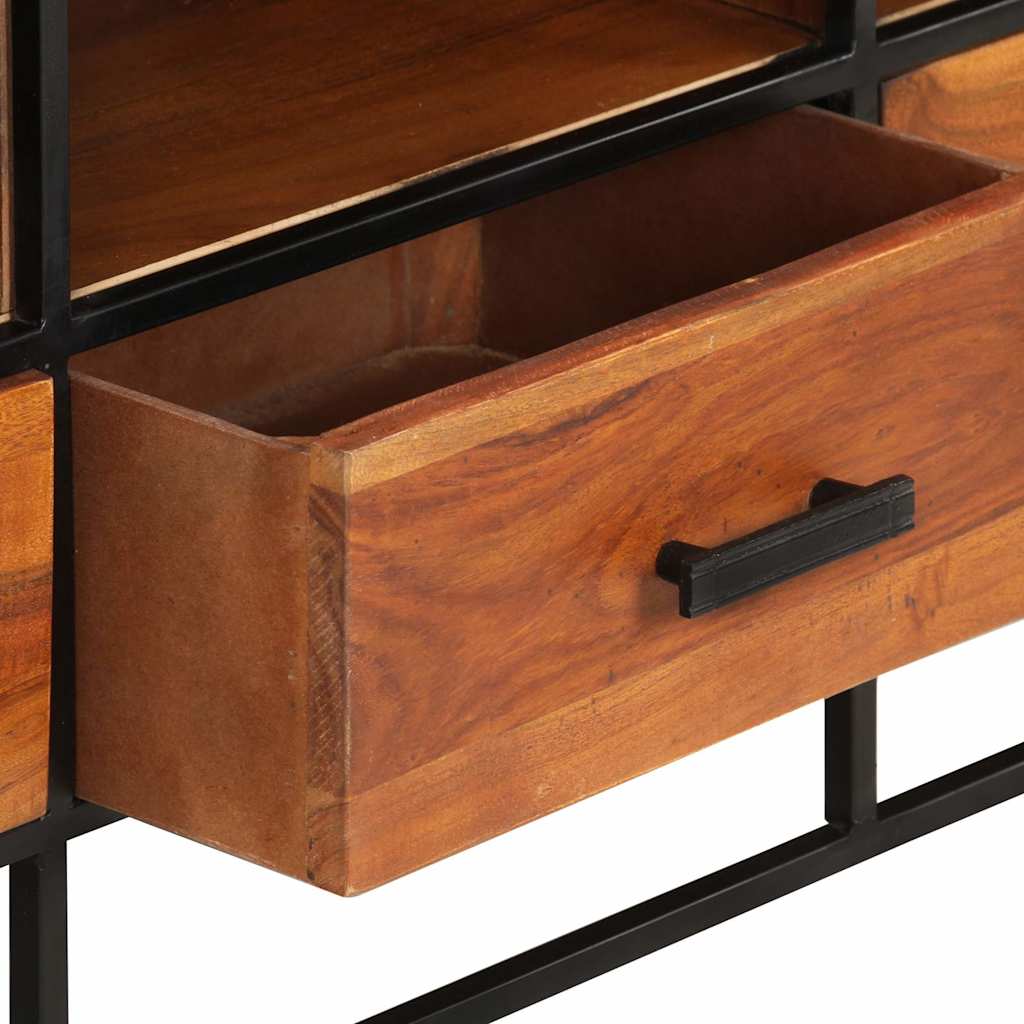 327450 vidaXL TV Cabinet 110x30x45 cm Solid Acacia Wood