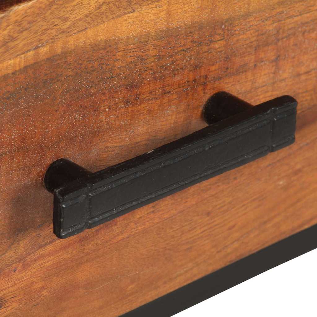 327450 vidaXL TV Cabinet 110x30x45 cm Solid Acacia Wood