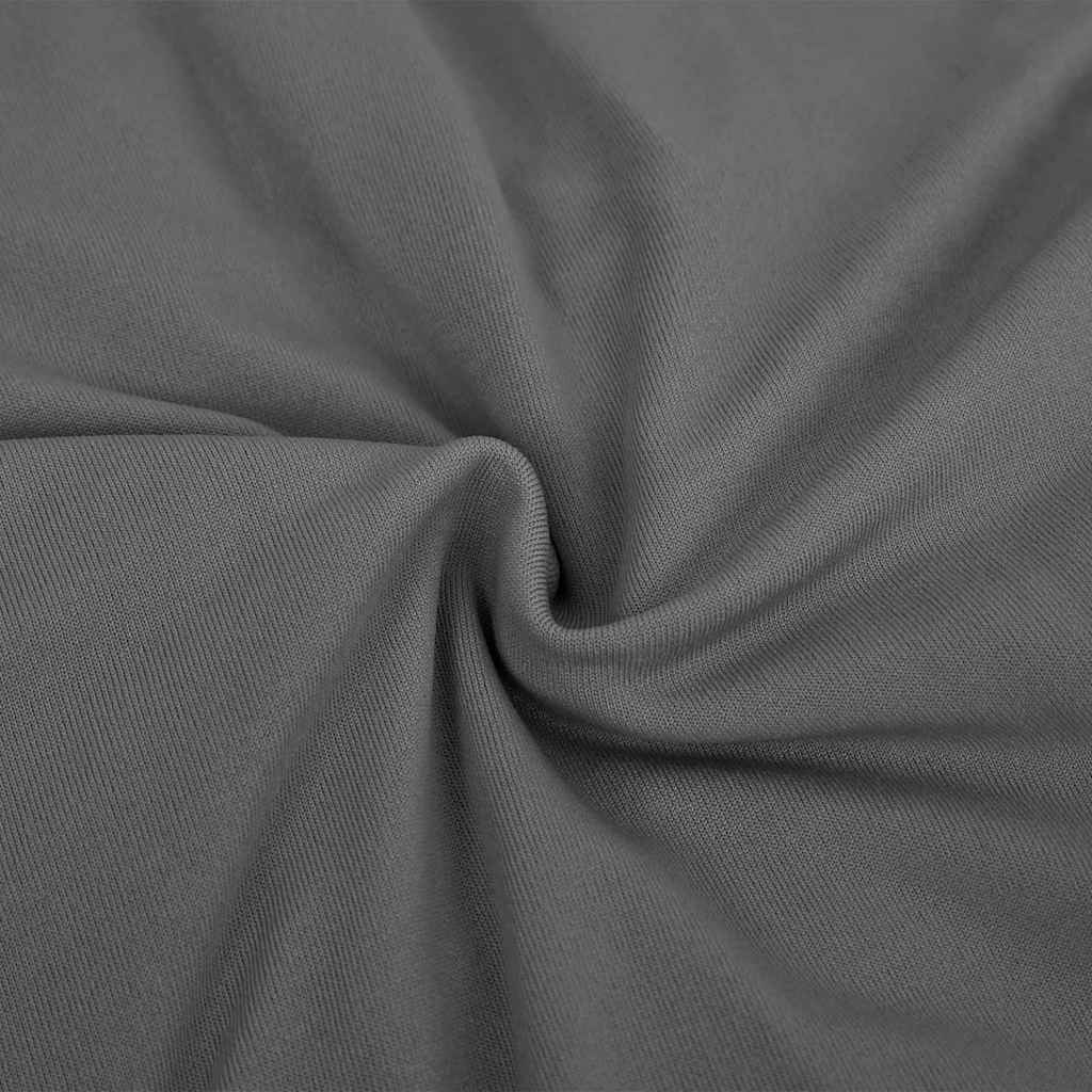 332936 vidaXL Stretch Couch Slipcover Anthracite Polyester Jersey