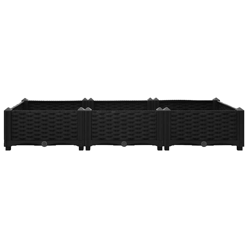 Raised Bed 120x40x23 cm Polypropylene