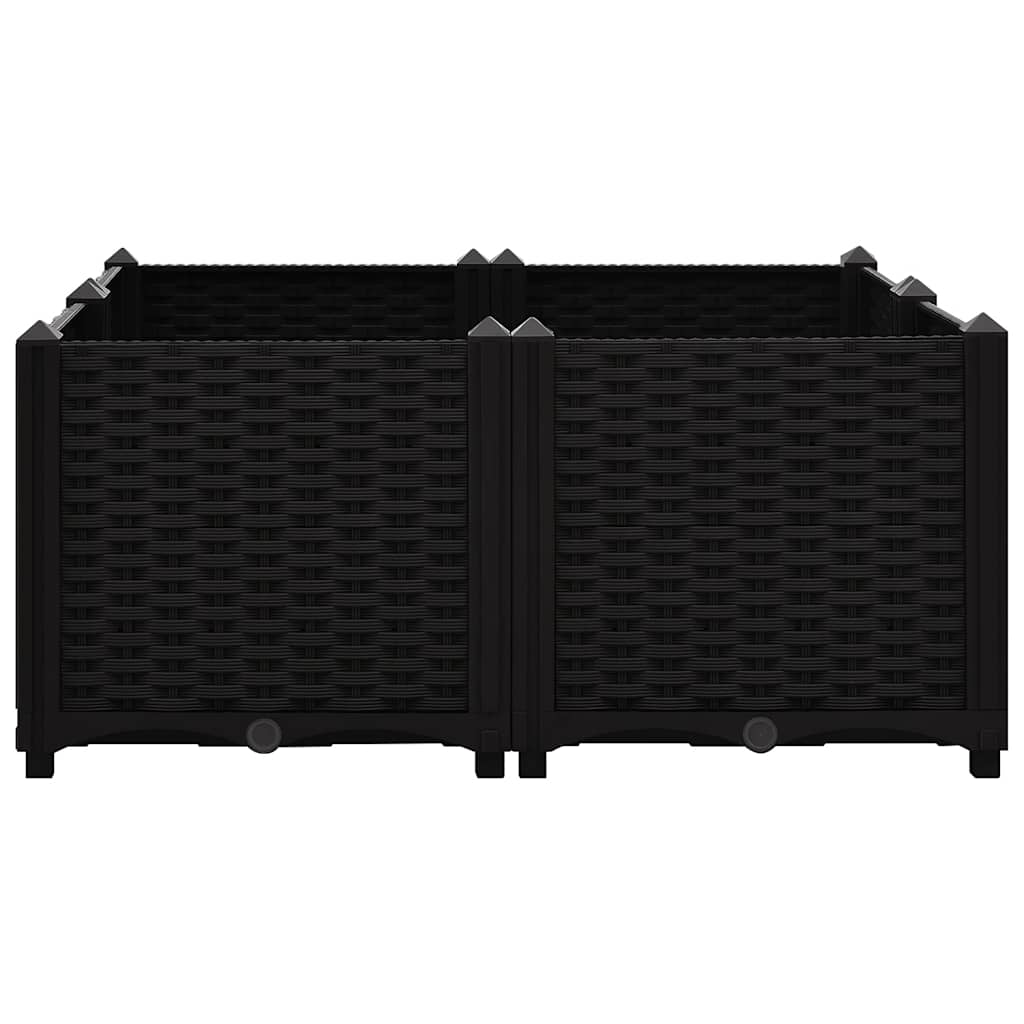 Raised Bed 80x80x38 cm Polypropylene