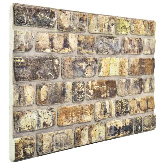 Wall Panels 10 pcs 100 x 50 cm Multicolour EPS Foam