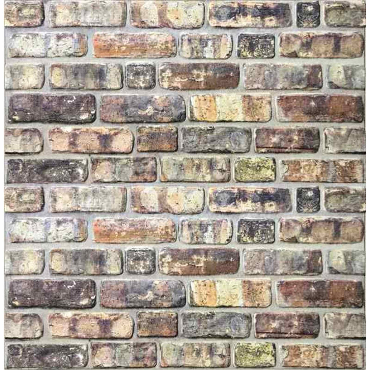 Wall Panels 10 pcs 100 x 50 cm Multicolour EPS Foam