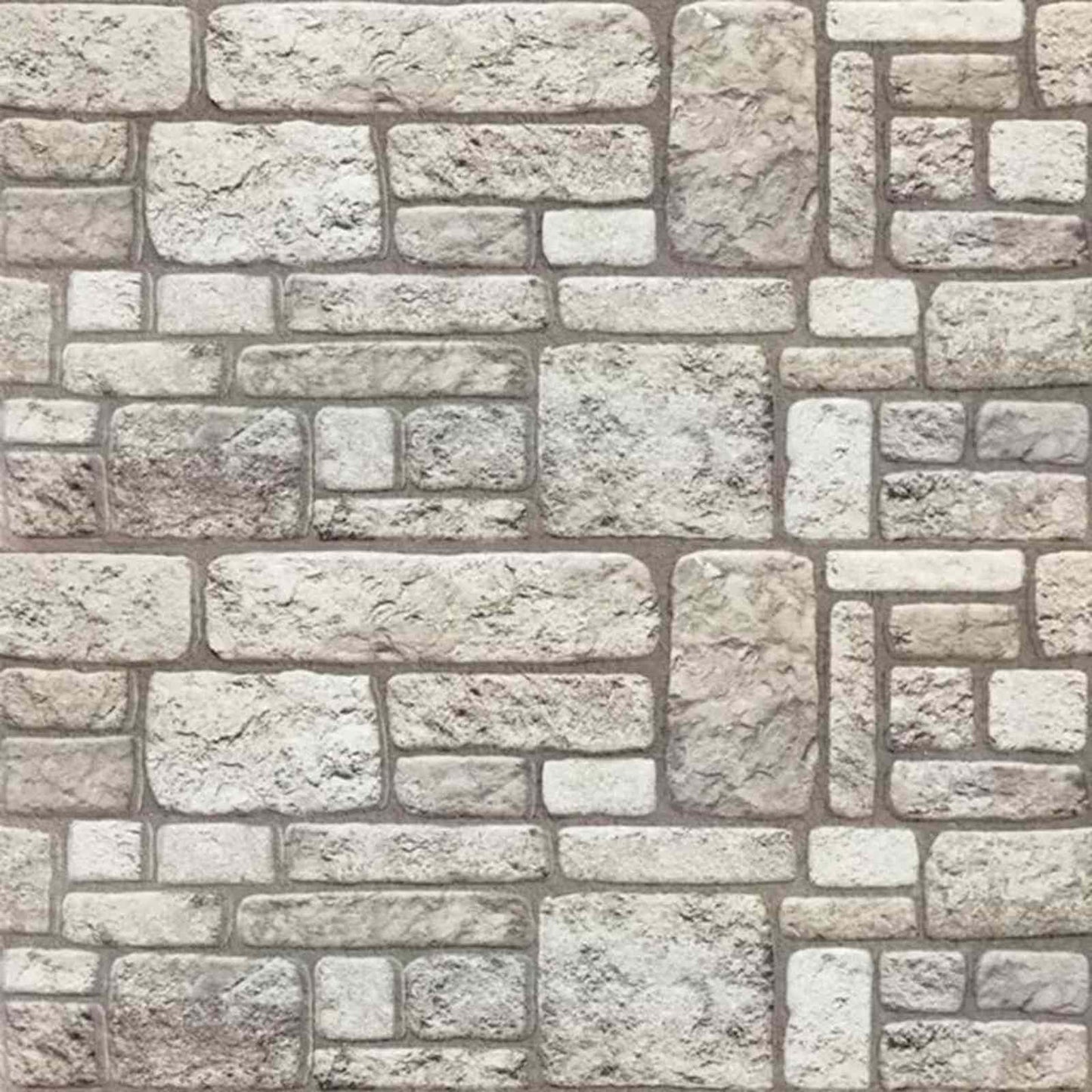 Wall Panels 10 pcs 100 x 50 cm Grey EPS Foam