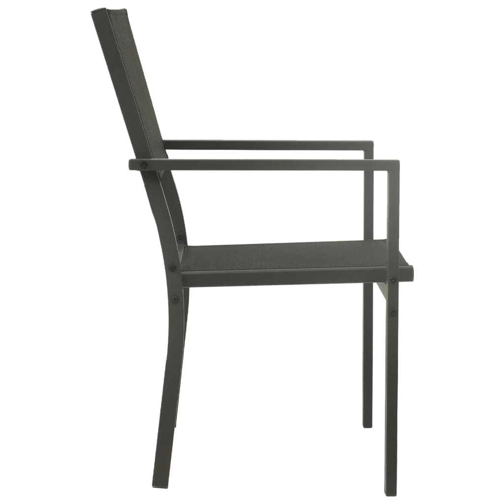 Outdoor Dining Set | Black and Anthracite