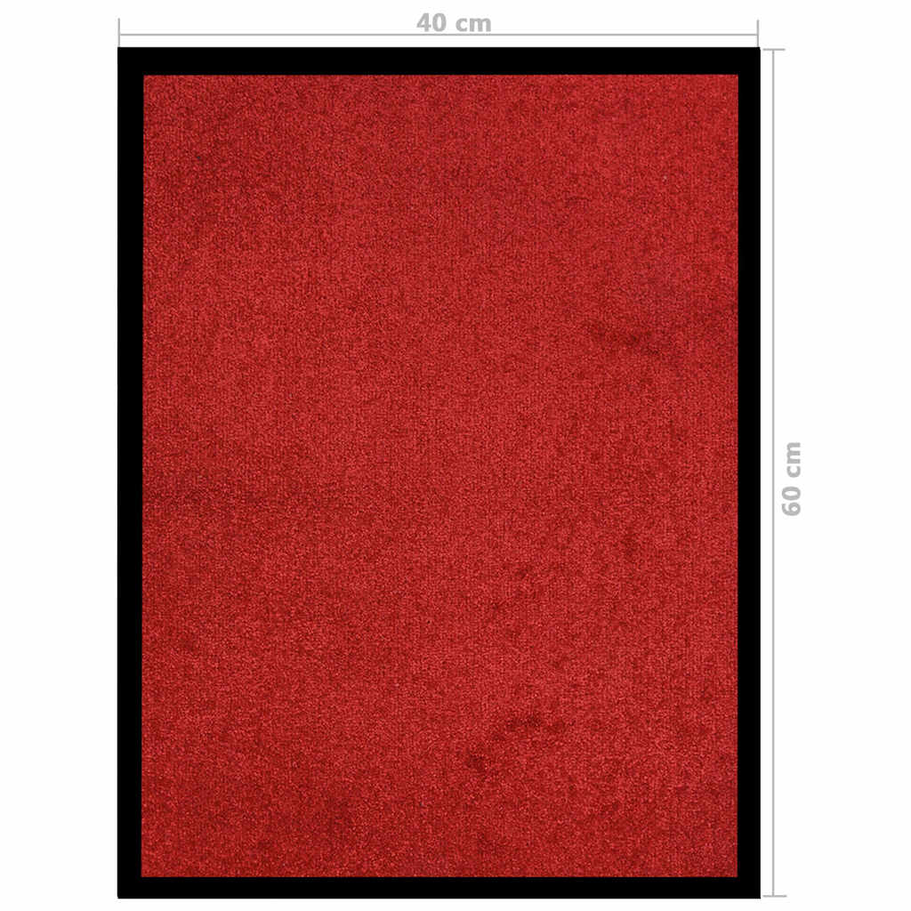 Doormat Red 40x60 cm