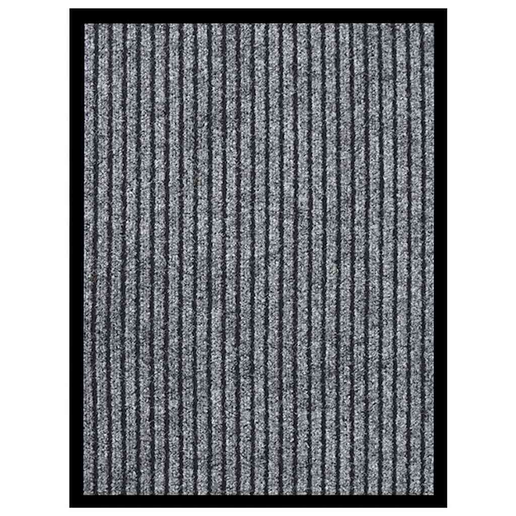 Doormat Striped Grey 40x60 cm