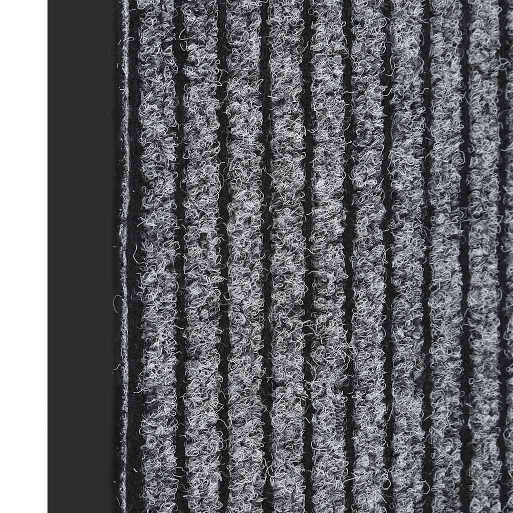 Doormat Striped Grey 60x80 cm