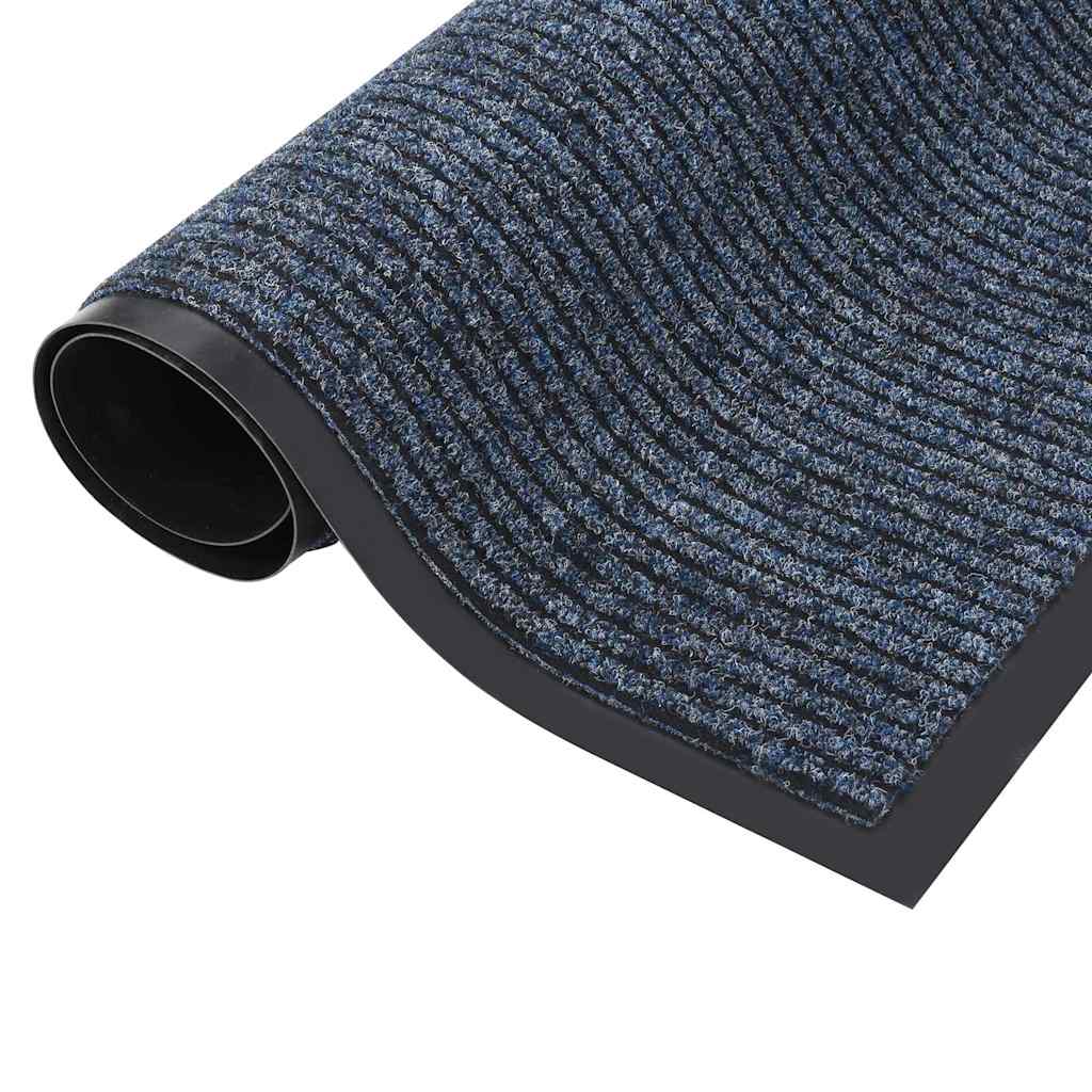 Doormat Striped Blue 40x60 cm