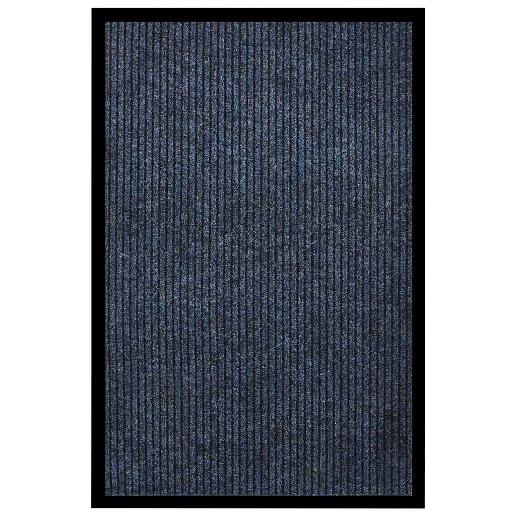 Doormat Striped Blue 80x120 cm