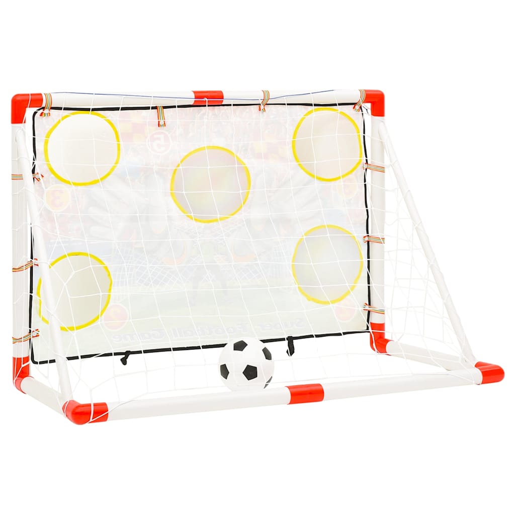 Children Football Goal Set with Goal Wall 120x51x77,5 cm