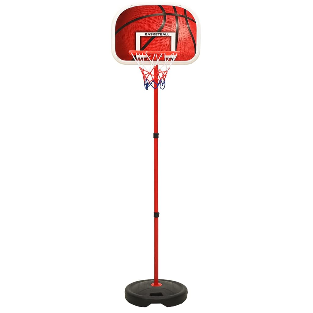 80348 vidaXL Children Basketball Play Set Adjustable 160 cm