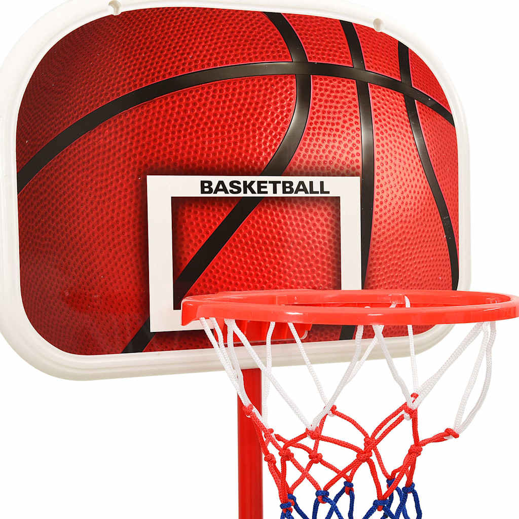 80348 vidaXL Children Basketball Play Set Adjustable 160 cm