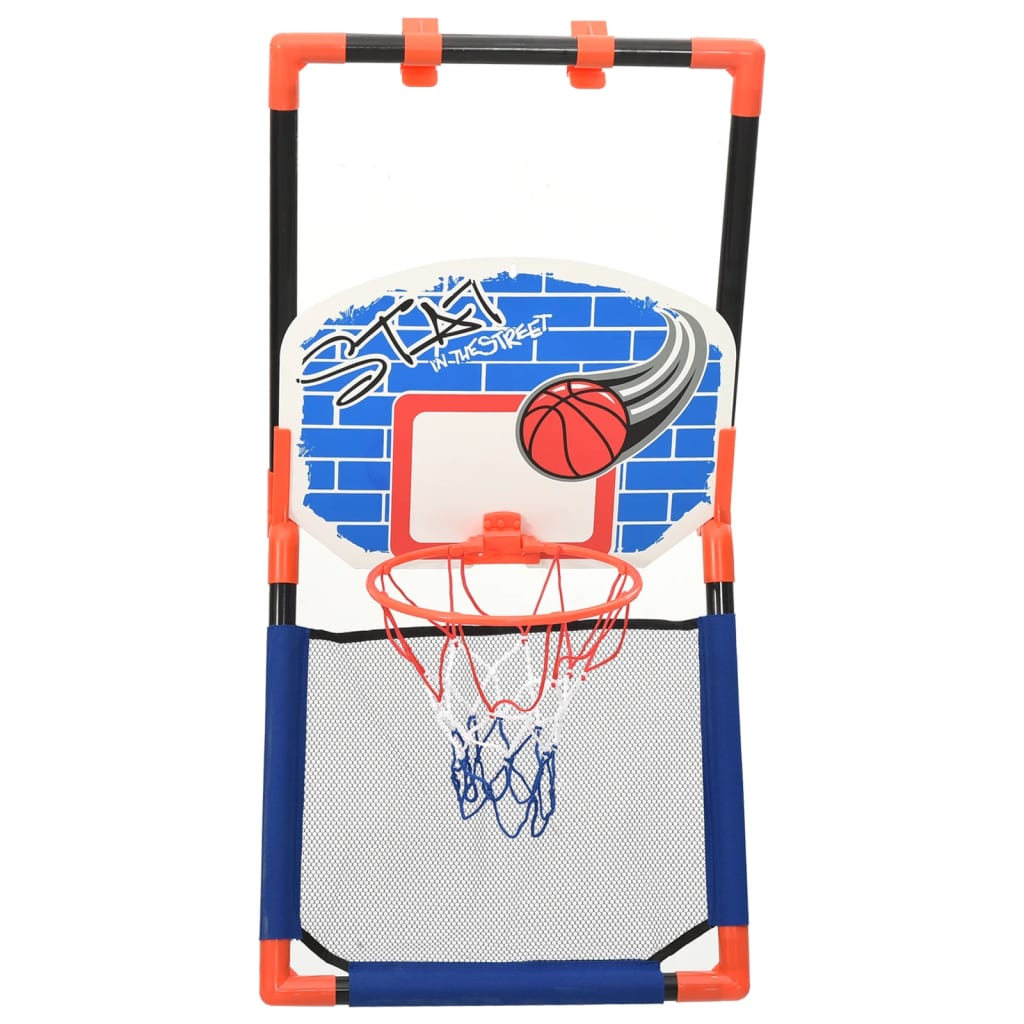 vidaXL Children Basketball Set Multifunctional Floor and Wall