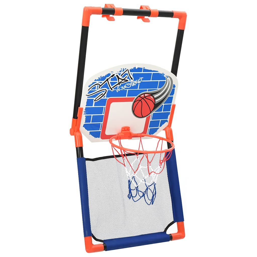 vidaXL Children Basketball Set Multifunctional Floor and Wall