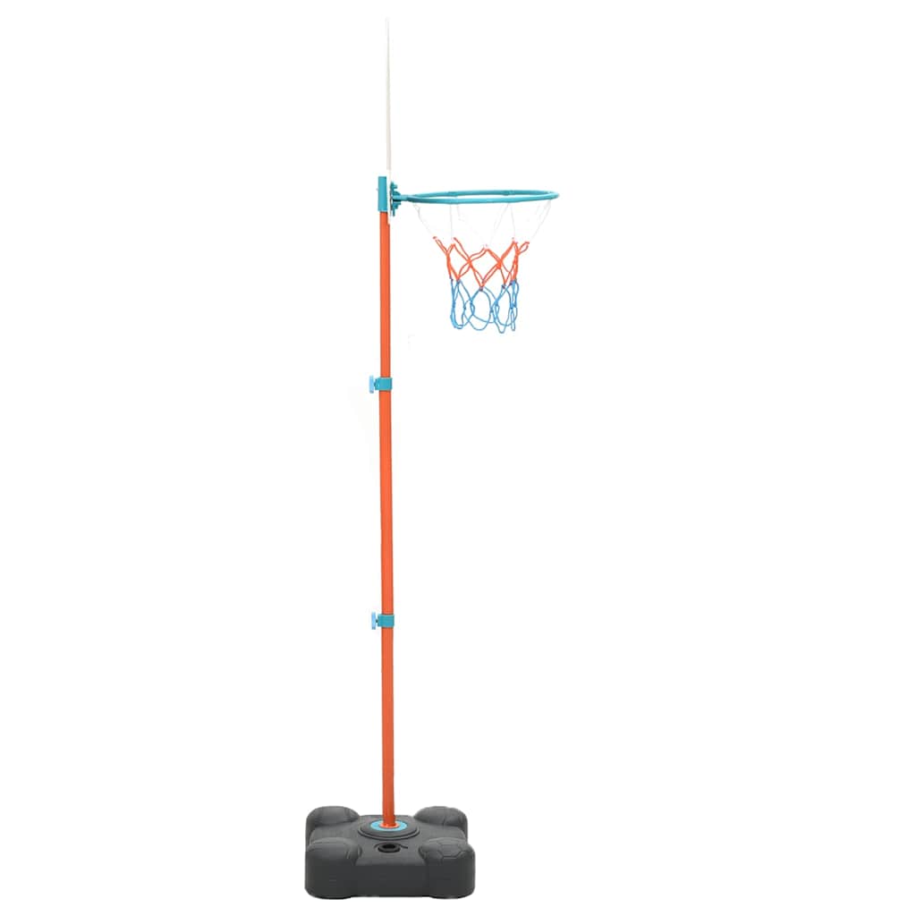 80355 vidaXL Portable Basketball Play Set Adjustable 109-141 cm