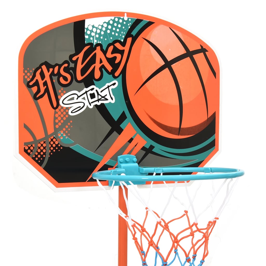 Ensemble de jeu de basket-ball portable réglable 109-141 cm