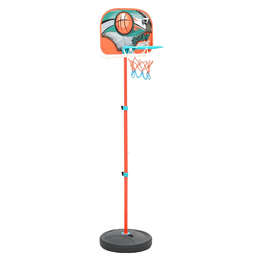 80356 vidaXL Portable Basketball Play Set Adjustable 133-160 cm