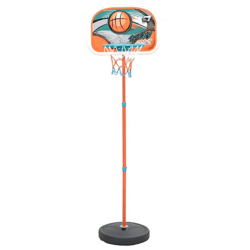 80356 vidaXL Portable Basketball Play Set Adjustable 133-160 cm