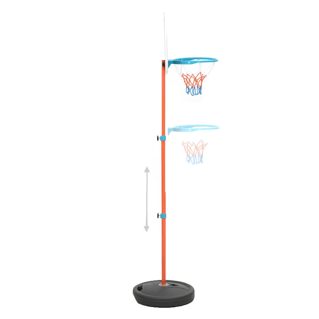80356 vidaXL Portable Basketball Play Set Adjustable 133-160 cm