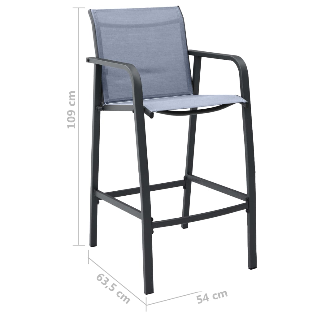 Garden Bar Set | Black, Dark Grey, Light Grey