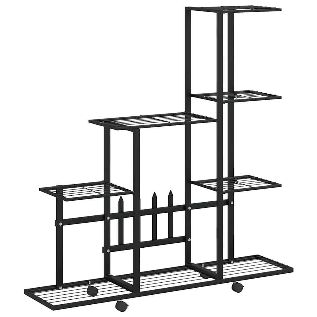 Plant Stand | Black | Powder-coated metal | 94.5 cm x 25 cm x 92.5 cm