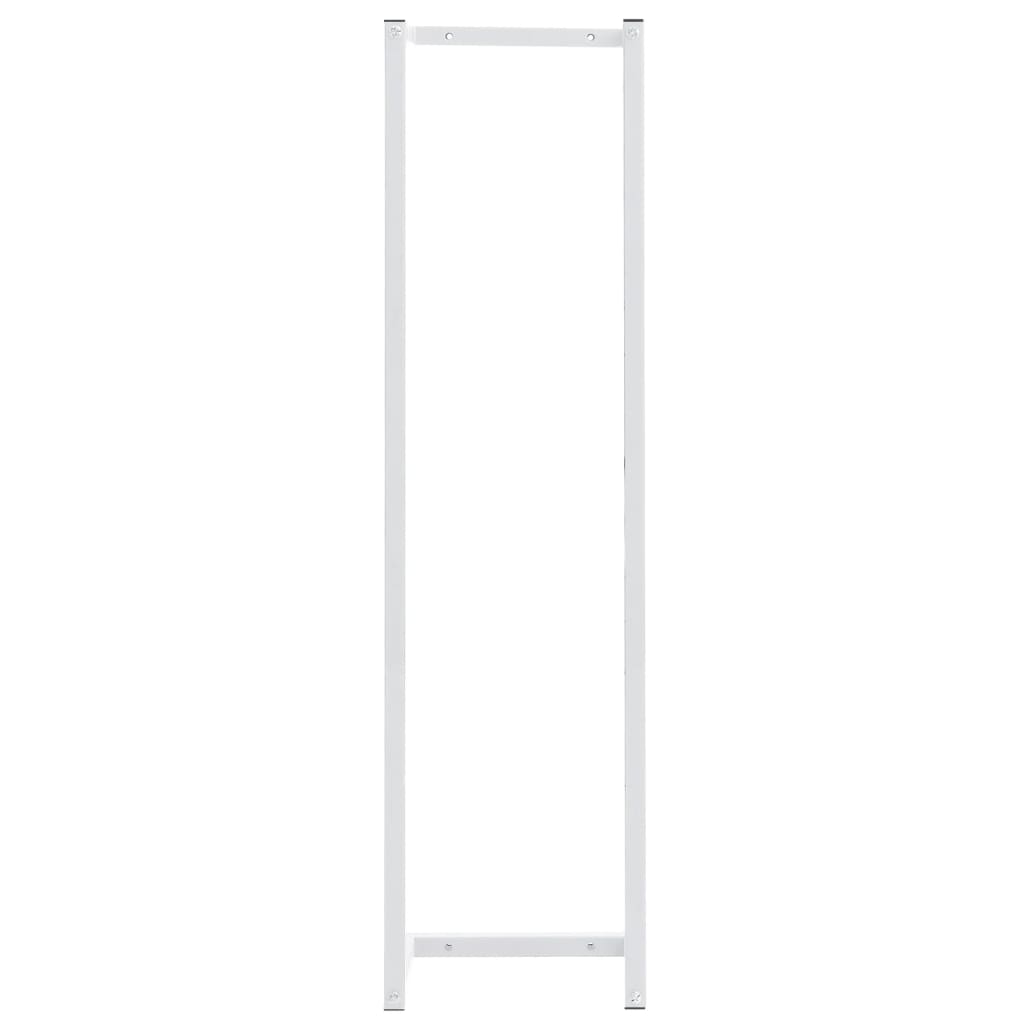 vidaXL Towel Rack White 25x20x95 cm Steel