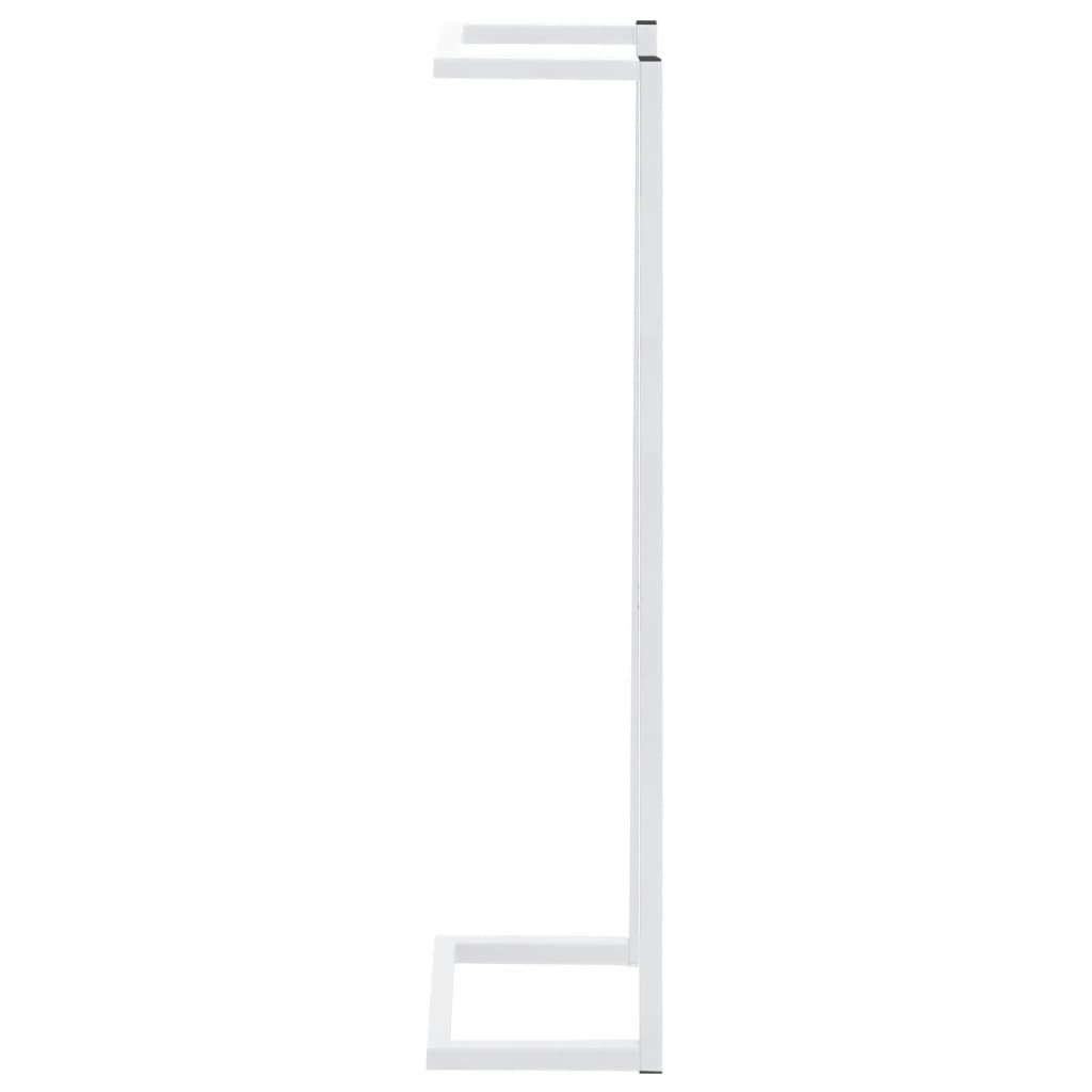 vidaXL Towel Rack White 25x20x95 cm Steel