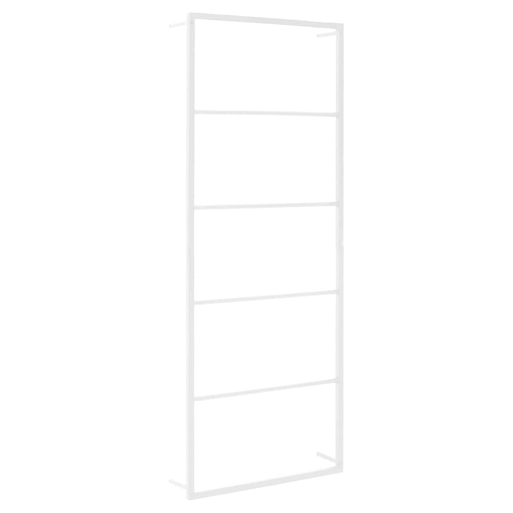 Towel Rack White 45x10x115 cm Steel