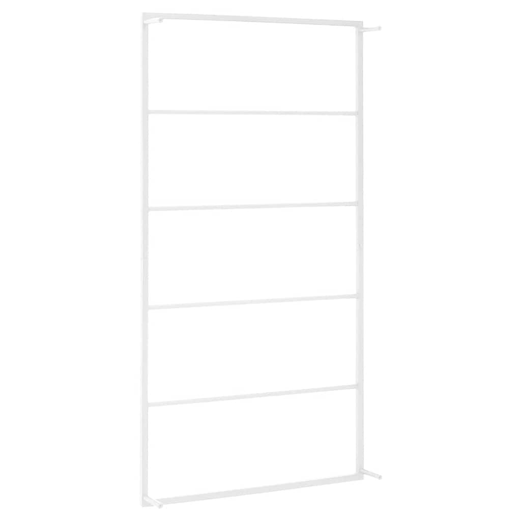 Towel Rack White 60x10x116 cm Steel