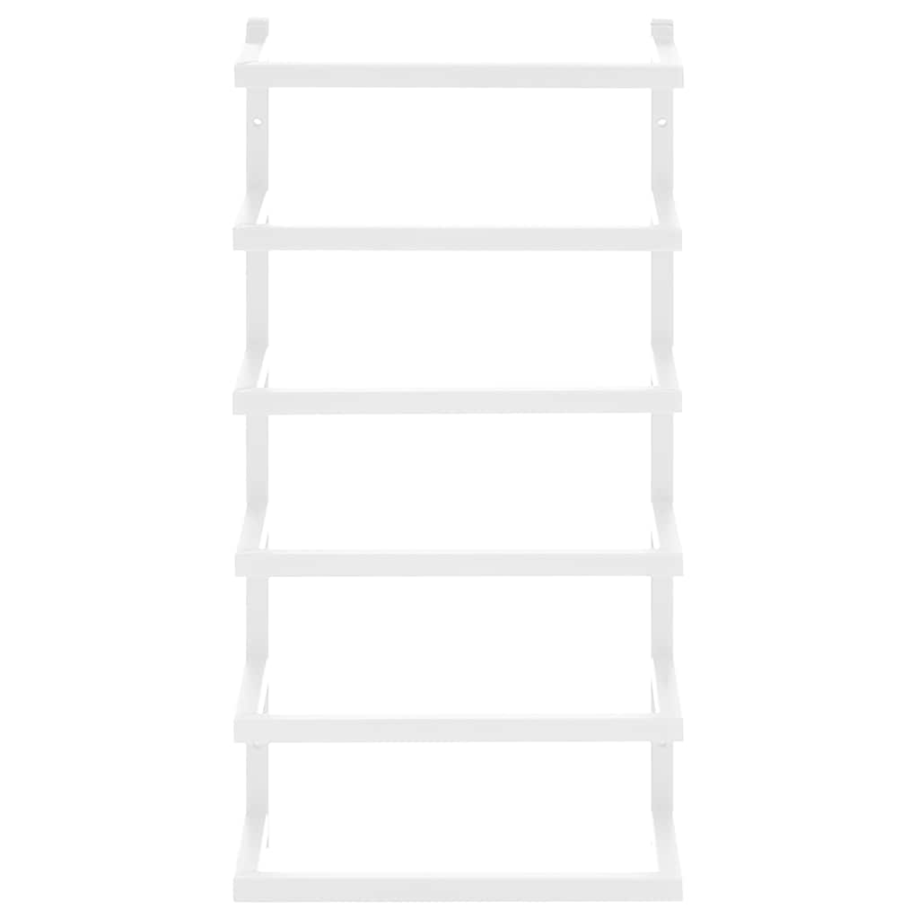 Towel Rack White 24x12x48 cm Steel