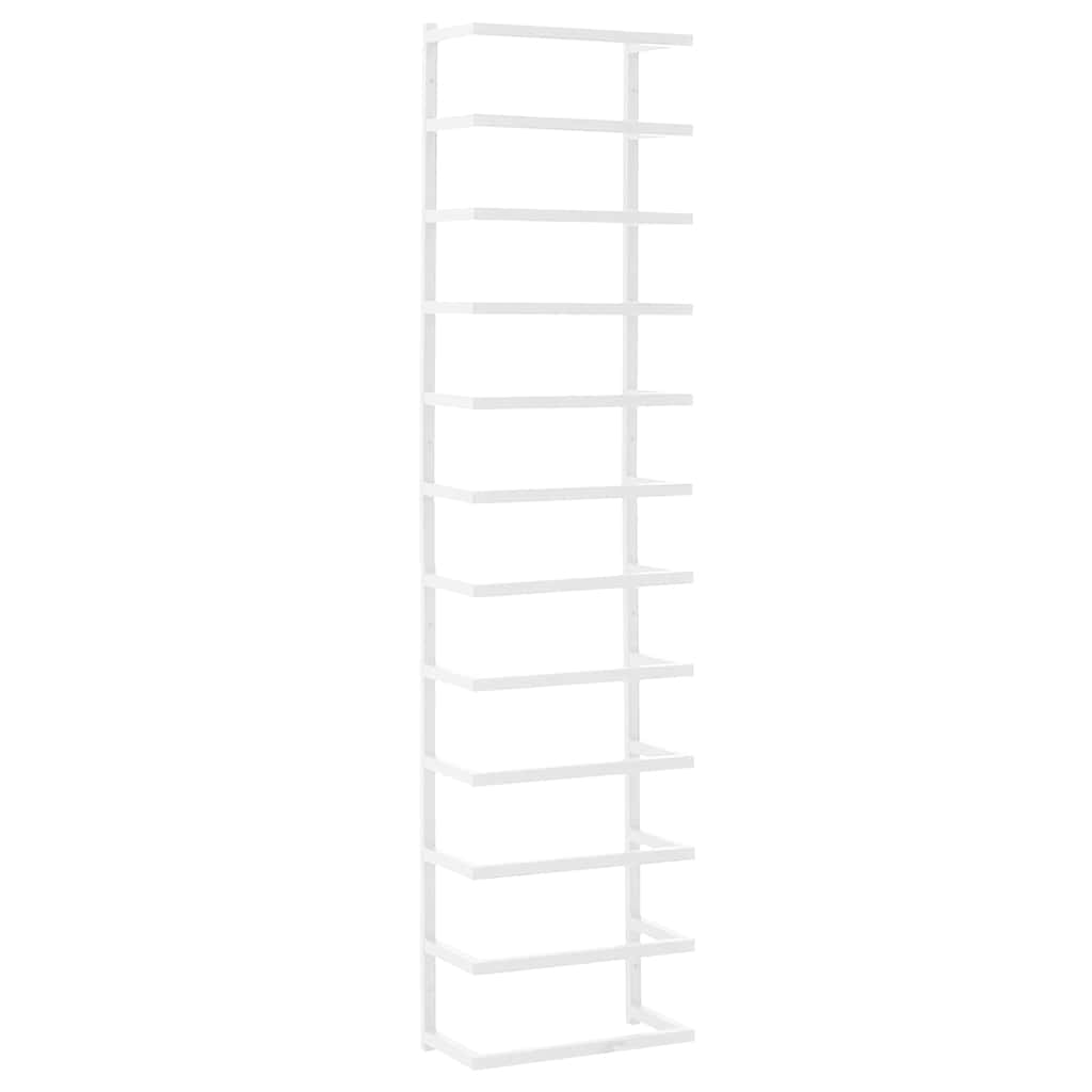 Towel Rack White 24x12x96 cm Steel