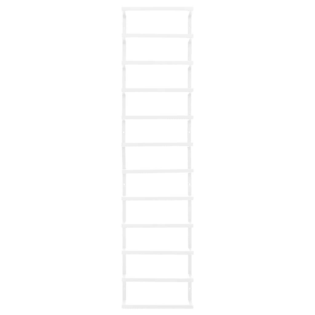 Towel Rack White 24x12x96 cm Steel