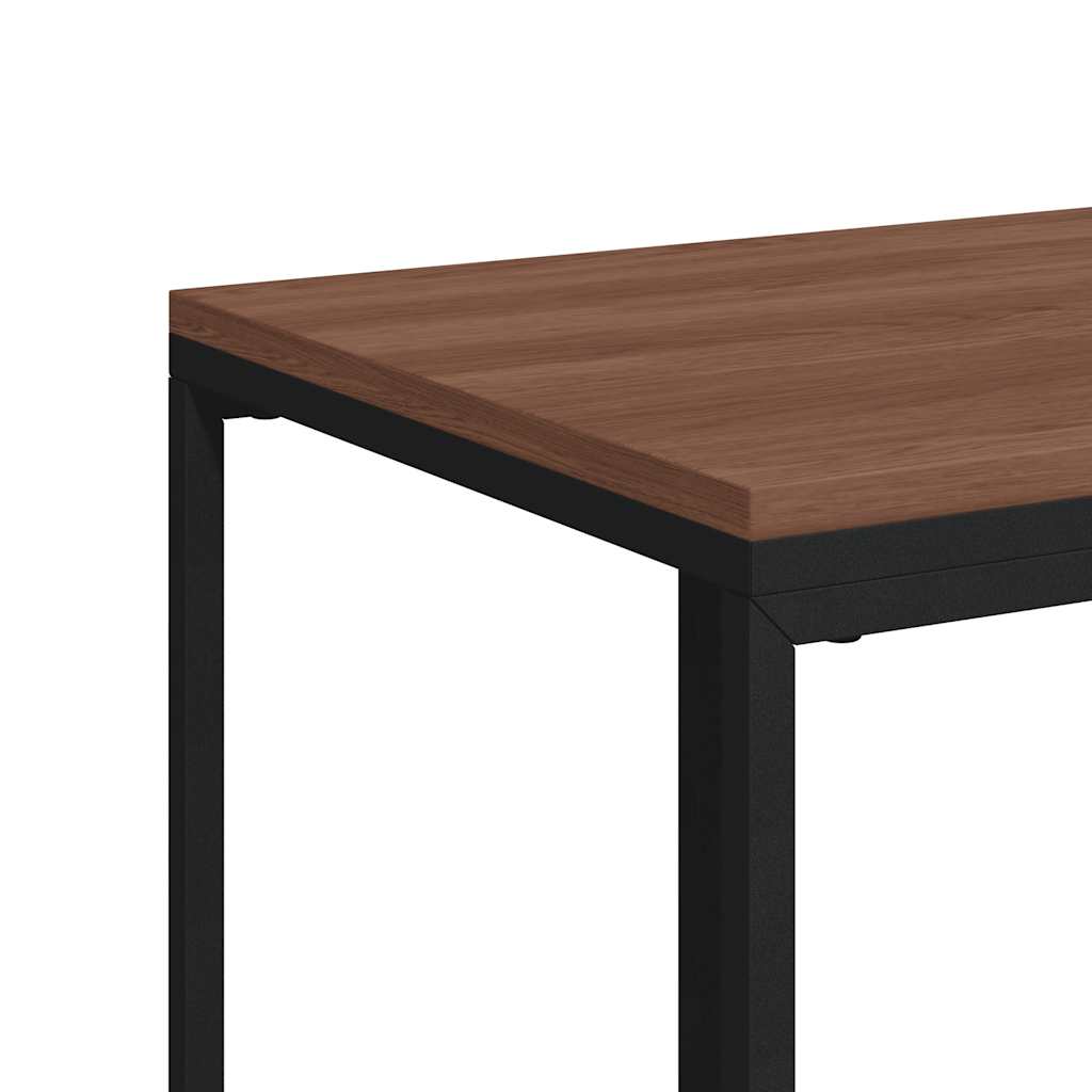 Side Table Black 40x30x59 cm Engineered Wood