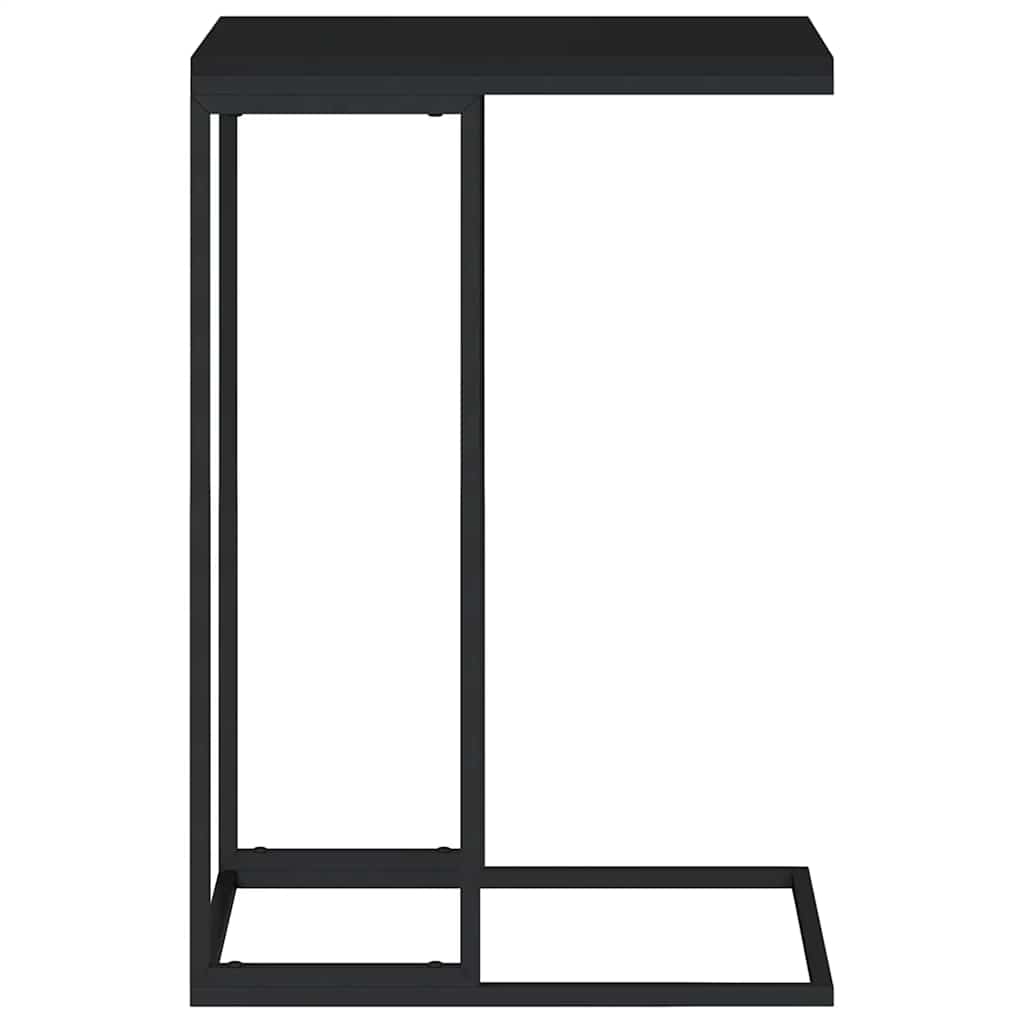 Side Table | Black | Engineered Wood | Small |  Durable  | Side Table