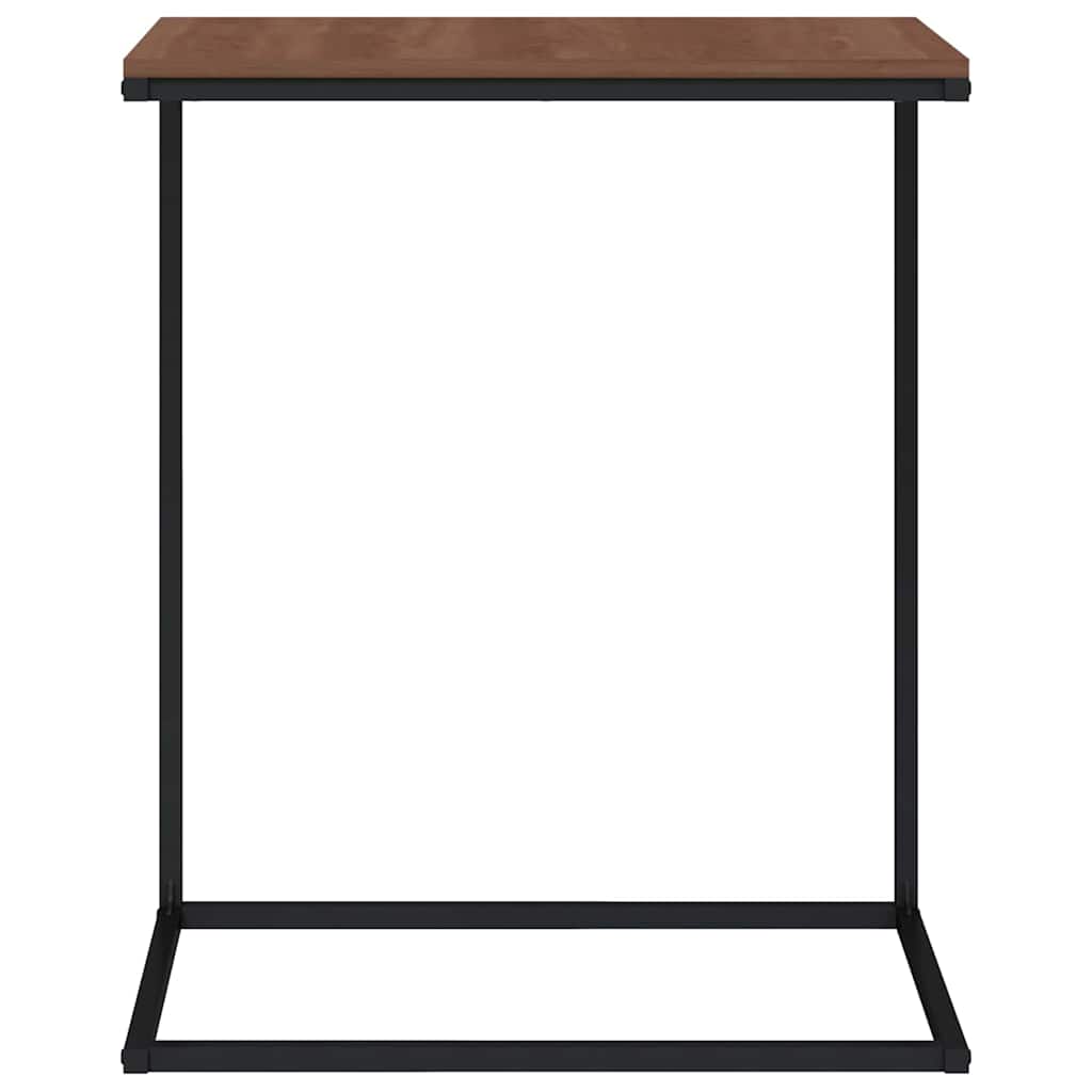 336132 vidaXL Side Table Black 55x35x66 cm Engineered Wood