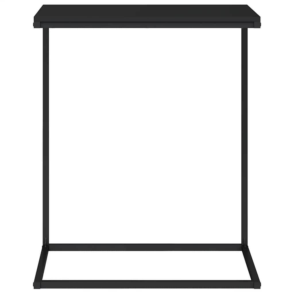 Side Table | Black | Engineered wood, Iron | Durable | Side Table